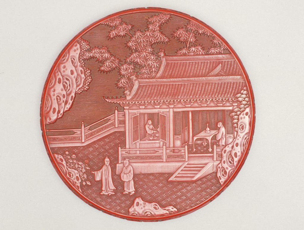 图片[3]-“Made by Zhang Minde” round box with red flowers-China Archive